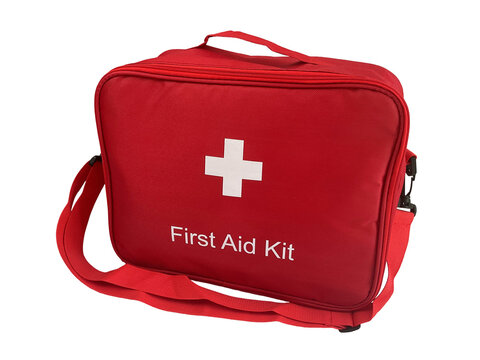 First Aid Kit Isolated on Transparent Background Emergency Medical Bag