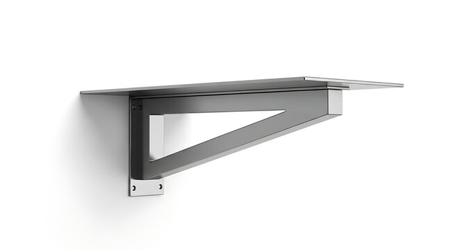 A 3d illustration of a black plastic window on a black and white wall with a lamp near steel office equipment and a digital printer device