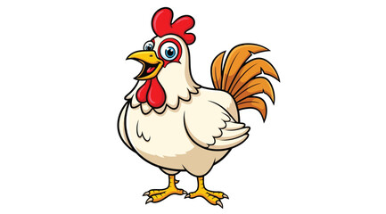 Cartoon rooster © S.Siam