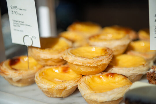 Egg tart or Portuguese Cake