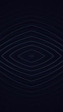 Geometric Light Pattern Exploring Shapes in Dark Space