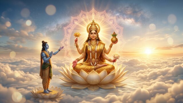Sita Lakshmi Form &ndash; Cosmic Divine Manifestation