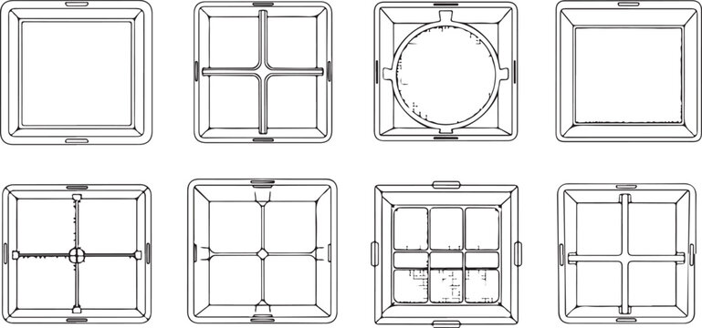 Isometric house floor plans with furniture layout vector Vector