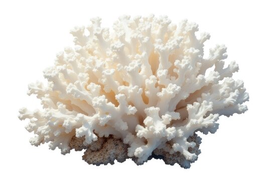 Off-white coral cluster