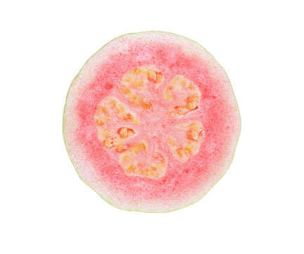 slice of pink guava