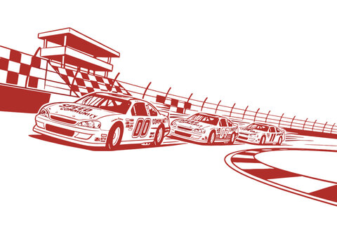 Speed racing poster design. Road speed graphic print. Extreme racing. Car print design for t shirt. Fast wheels challenge.
