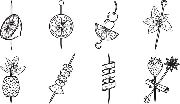 Vector illustration of different types of bells with arrows Vector