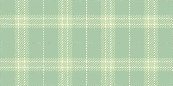 Checking tartan texture background, christmas card seamless fabric vector. Editable plaid check textile pattern in light and pastel colors.
