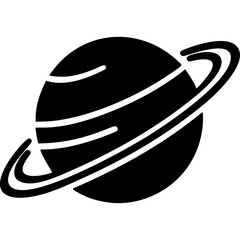 Saturn Icon Vector © Semesta
