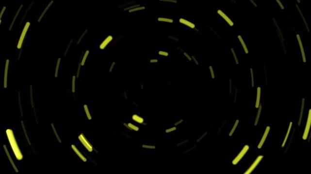 3D abstract motion background loop featuring a fast automobile dashboard with a glowing red speedometer and tachometer gauge on a black engine panel symbol