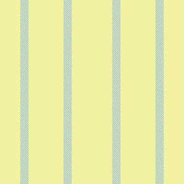 Froduct vector texture background, fancy stripe vertical fabric. Gid lines textile seamless pattern in lime and blue colors.
