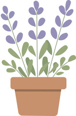 Obraz premium Spring Garden Flat Minimal Vector Elements Set