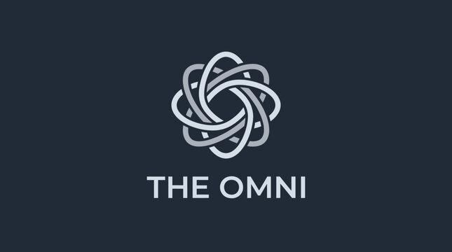 This sophisticated logo features an intertwined motif representing unity and versatility, perfect for brands emphasizing inclusiveness and innovative solutions.