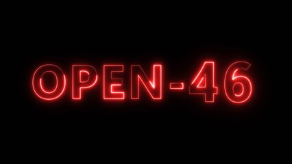 Obraz premium Neon counting game number. Glowing neon number illustration background.