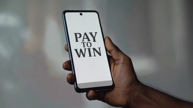 Mobile game with pay-to-win gameplay.