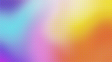 Vibrant halftone gradient background, colorful abstract mesh texture. Soft rainbow blur pattern, modern digital art wallpaper © HAPIXEL