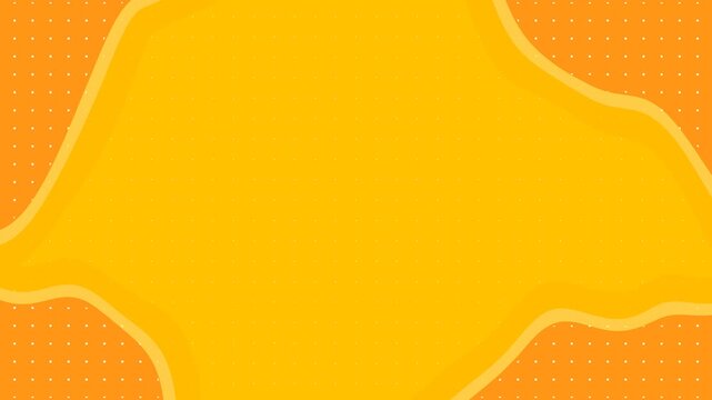 Minimal Bright orange background with smooth flowing liquid shapes, subtle dotted grid pattern. and copy space. Modern design for presentations and creative business Content.