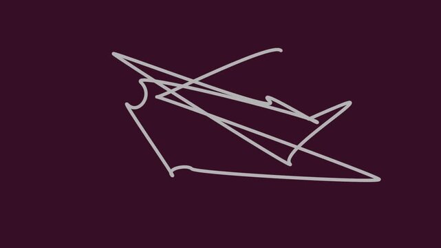 Minimalist white arrow cursor icon on dark gradient background for UI design and digital navigation
