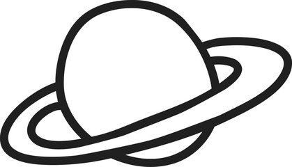 Saturn Planet with Rings in Space © kimberrywood