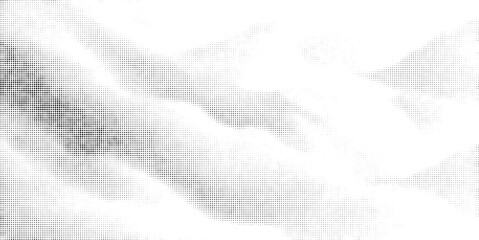 Obraz premium An abstract black and white halftone cloud pattern creates a grunge texture background