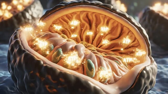 Omega-6 fatty acids enter cells and contribute to phospholipid and energy pathways, supporting mitochondrial membrane integrity. ATP pulses appear steady and reliable