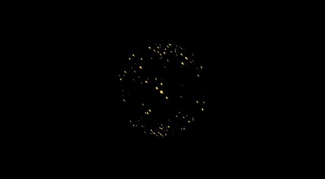 2D Twinkle sparkle stars animation in the night sky,  explosion manga flashes, particle magic tail sparkling glitter star dust trail loop animation Dreamy Golden Stars Particle Effect: High Quality