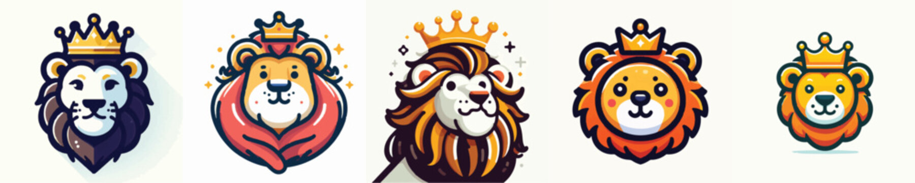 Vector of a lion king