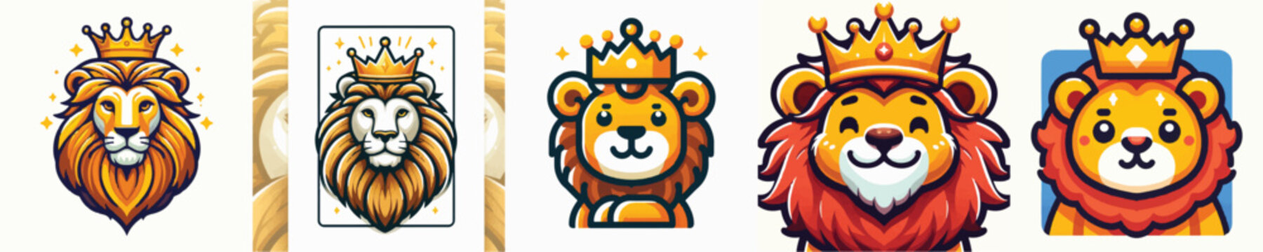 Vector of a lion king