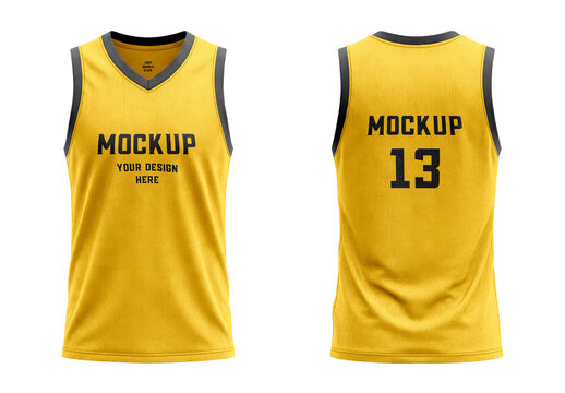 Basketball Jersey Mockup Set