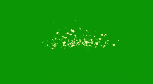 glowing Gold stars sparkle, blinking retro vector stars and dots, twinkling starry night sky, looping animation Gold Stars Particles Explosion Green Screen Footage Luxury Sparkle Elements for Wedding