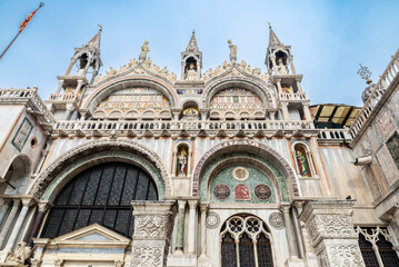 Obraz premium Cathedral Basilica of Saint Mark or Marco, Venice, Italy