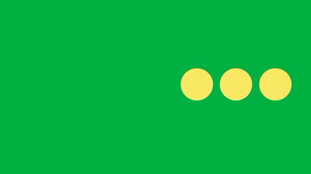 Network Signal Animation on Green Screen Background