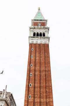 St Mark Campanile or San Marco, Venice or Venezia, Italy