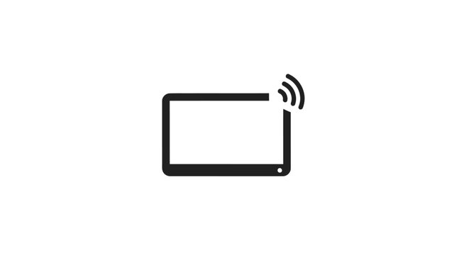 Smartphone with WiFi signal icon.