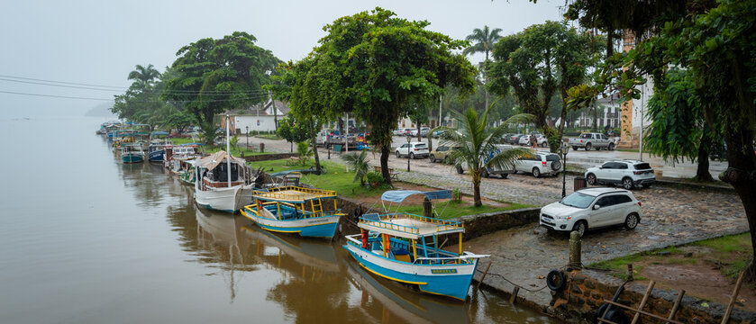 Paraty, Brazil - March 12 2026 "Rainy day in a Brazilian's UNESCO town"