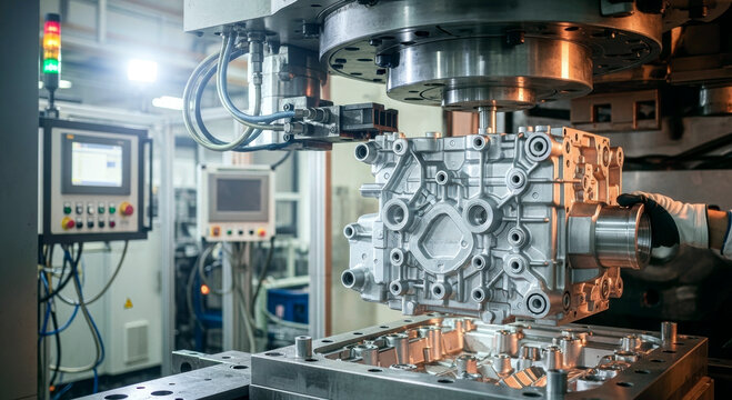 High-Precision Aluminum Die Casting Process in a Modern Factory