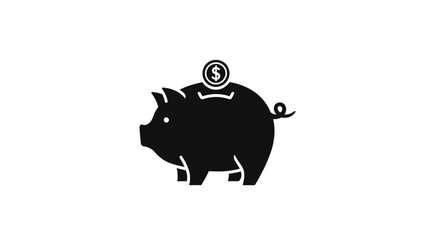 Black Pig with Coin Savings. © Jagung