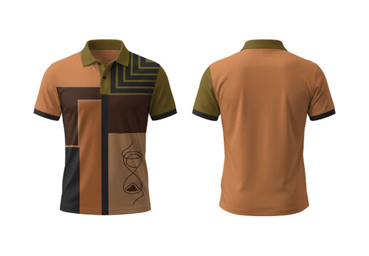 Stylish Polo T-Shirt Apparel Design Template