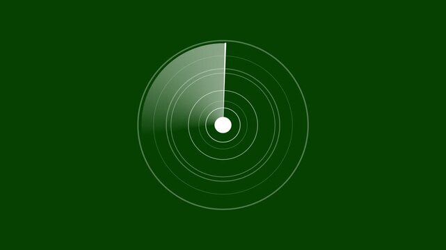 Digital Rader searching system animation. Rader Hud technology signal waves animated.on black background. searching security concept animation. signal waves, searching icon.with video animation.