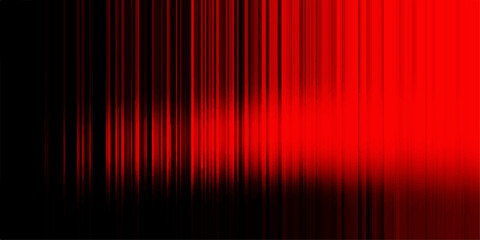 abstract image of vertical red lines against a black background, with dynamic forms and a striking play of light and shadow, evoking a sense of artistic intensity. © ITS OK