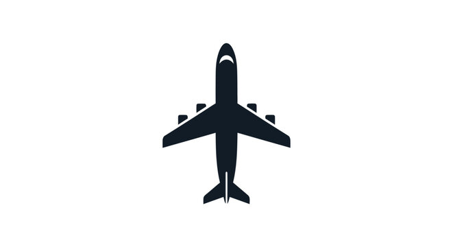 Airplane flying in the sky.