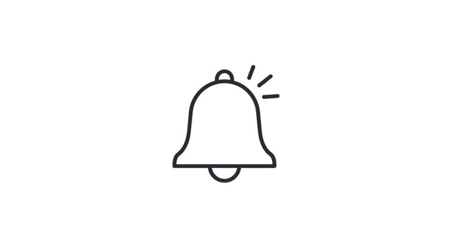 Alarm Bell Icon Notification Symbol.