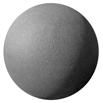stone sphere with clipping path