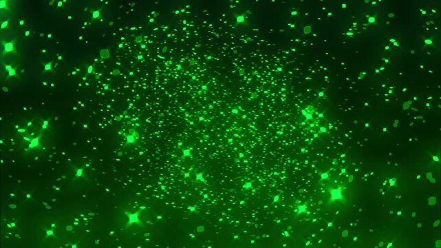Green Energy Core Organic Flow Abstract VJ Loop 4K Seamless