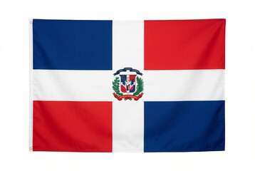 Obraz premium Official flag of the Dominican Republic