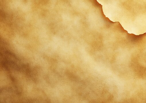 torn vintage parchment paper background with warm textured surface and nostalgic empty space