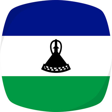 emblem flag lesotho
