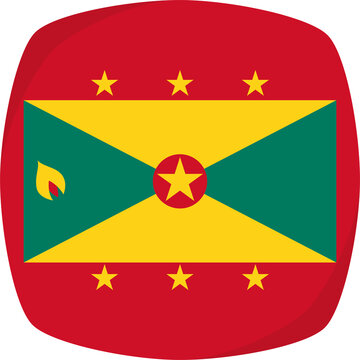 emblem flag grenada 
