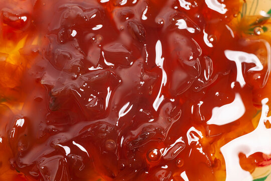 Rose petal jam background close-up