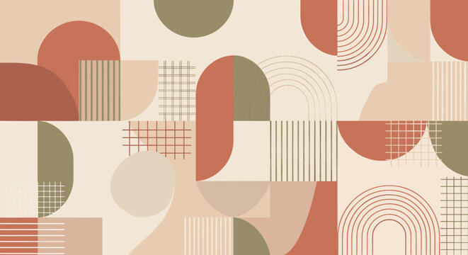 A modern and minimalist abstract design evokes a sense of balance and creative thinking, ideal for marketing materials or website backgrounds.